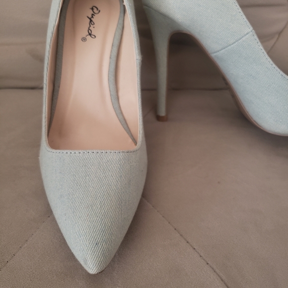 Qupid denim high heels - Picture 3 of 8